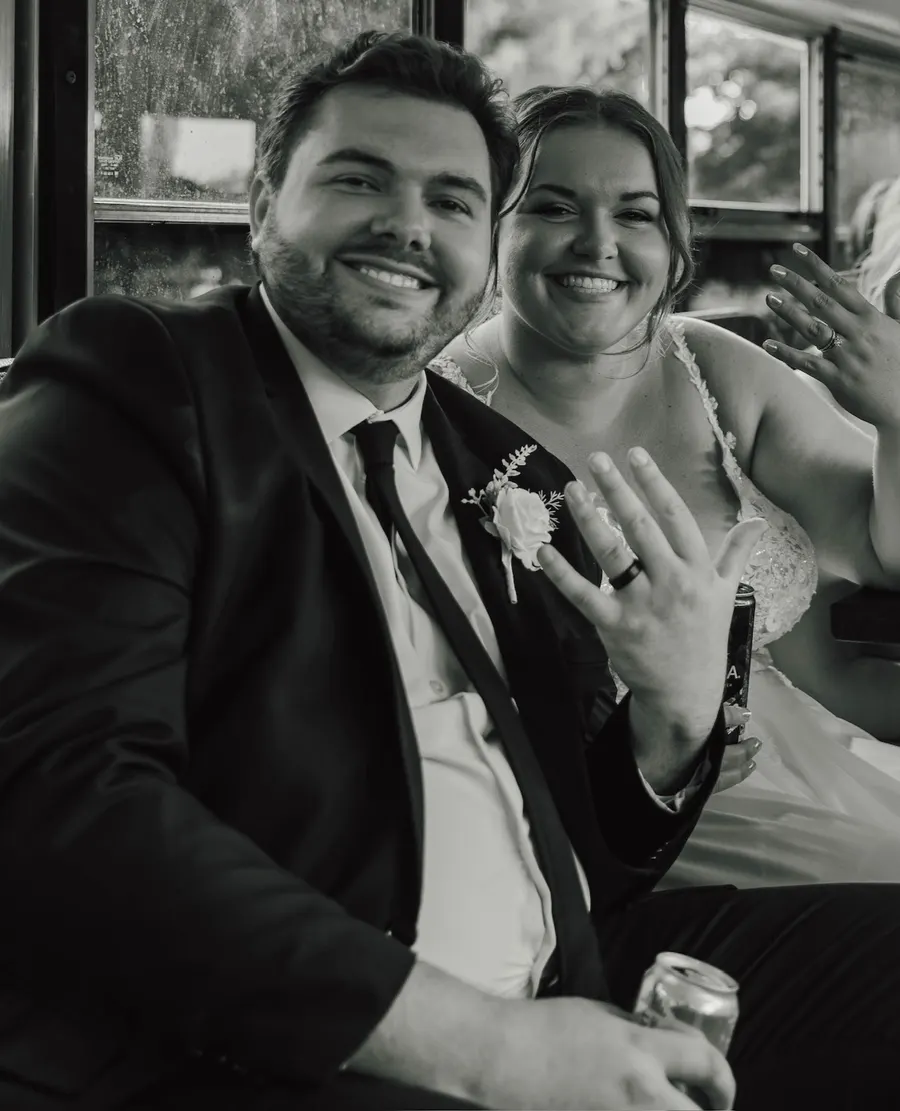 A picture of Jarod and his Wife